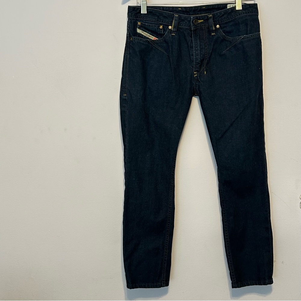 Diesel Shioner Slim Skinny Jeans Mens Sz 28x30 (Fit 29x25) Dark Blue 100% Cotton